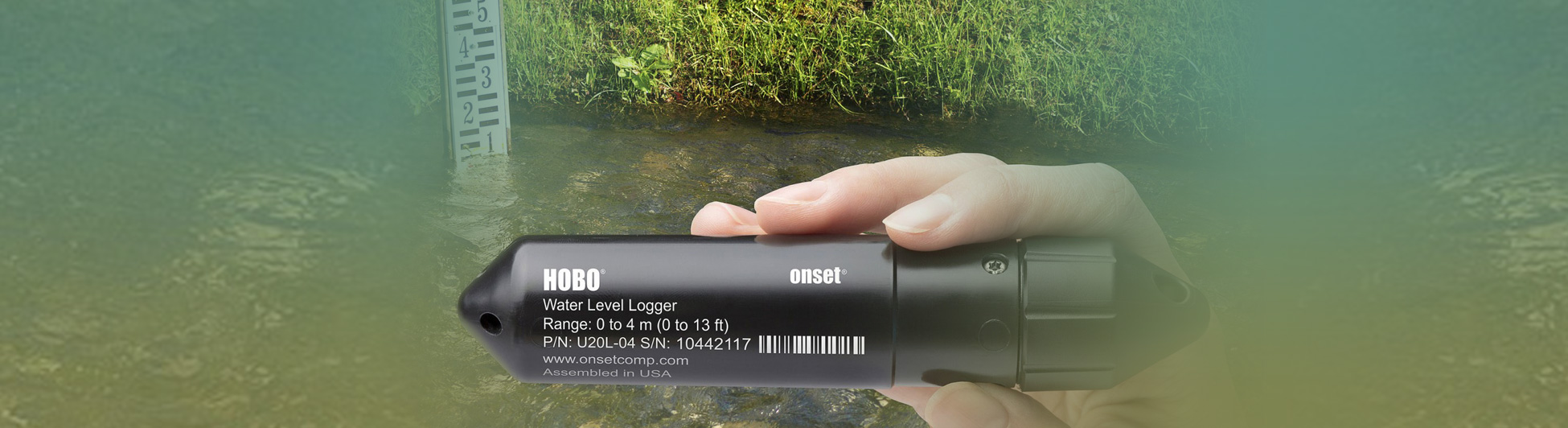 HOBO waterproof data logger