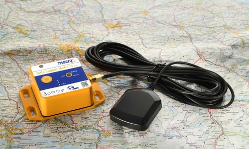 GPS-Datenlogger MSR175plus mit gleichzeitiger Schock-Erfassung von ±15 g und ± 200 g